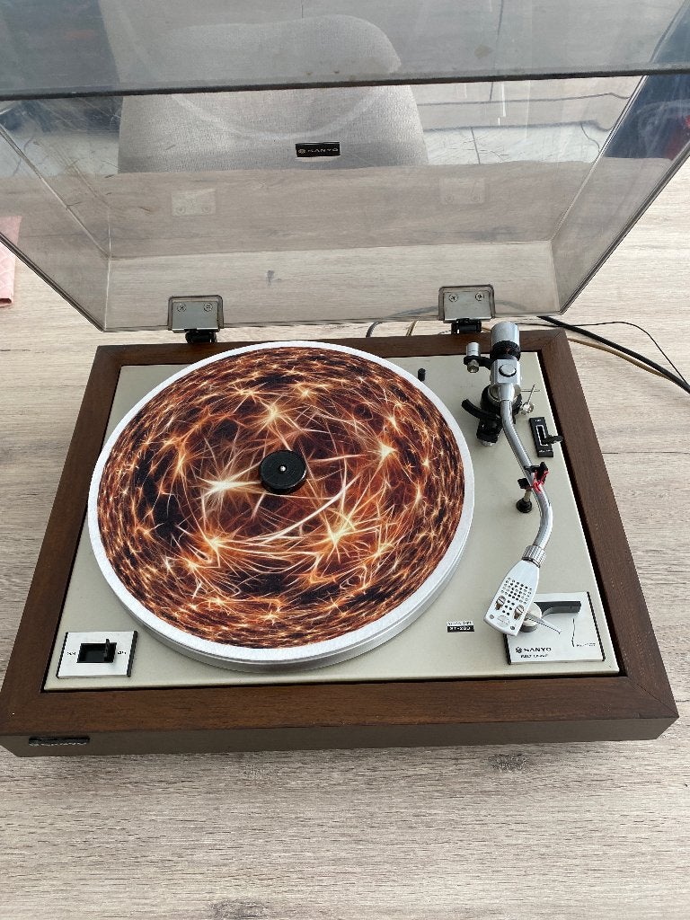 Sanyo Platenspeler, Audio, Tv en Foto, Platenspelers, Ophalen, Zo goed als nieuw, Platenspeler, Automatisch