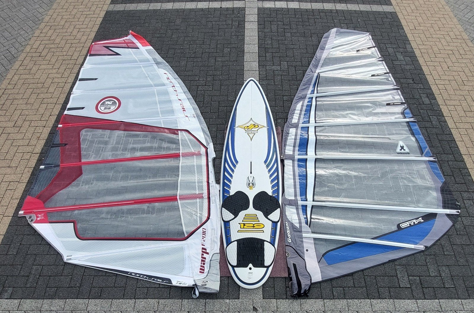 NS Warp F 2010 7.0 m² Gaastra 6.5 m2 GRATIS JP Freeride 129, Ophalen, Gaastra