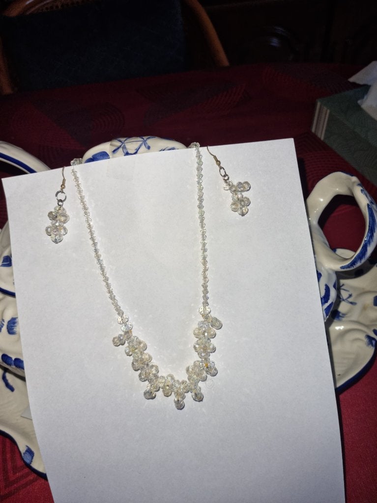 nr 18 ketting, Bijoux, Sacs & Beauté, Colliers, Enlèvement ou Envoi, Neuf, Blanc, Pierre ou Minéral