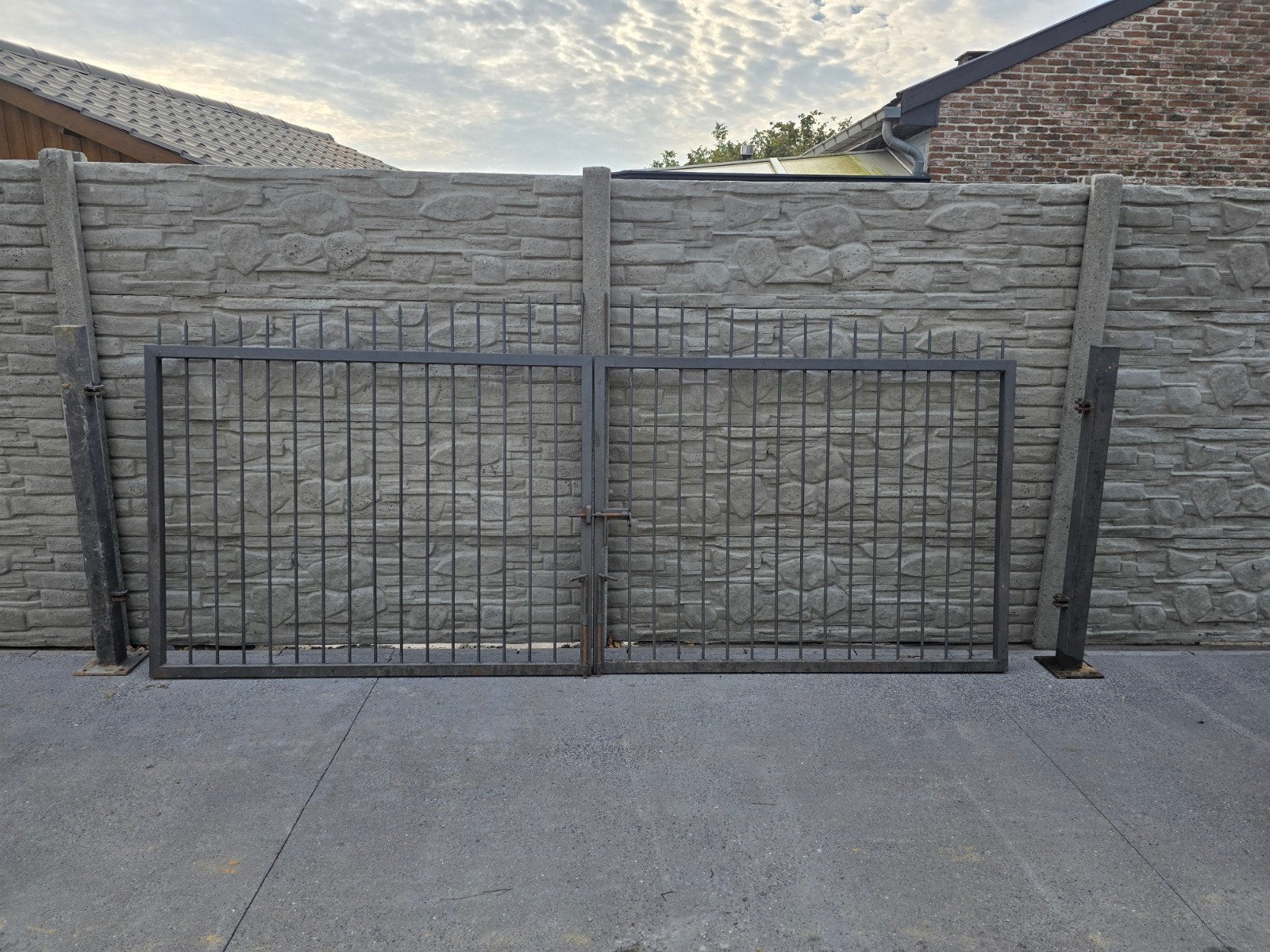 Portail fer forgé, Enlèvement, Porte du jardin, Avec portail, Utilisé