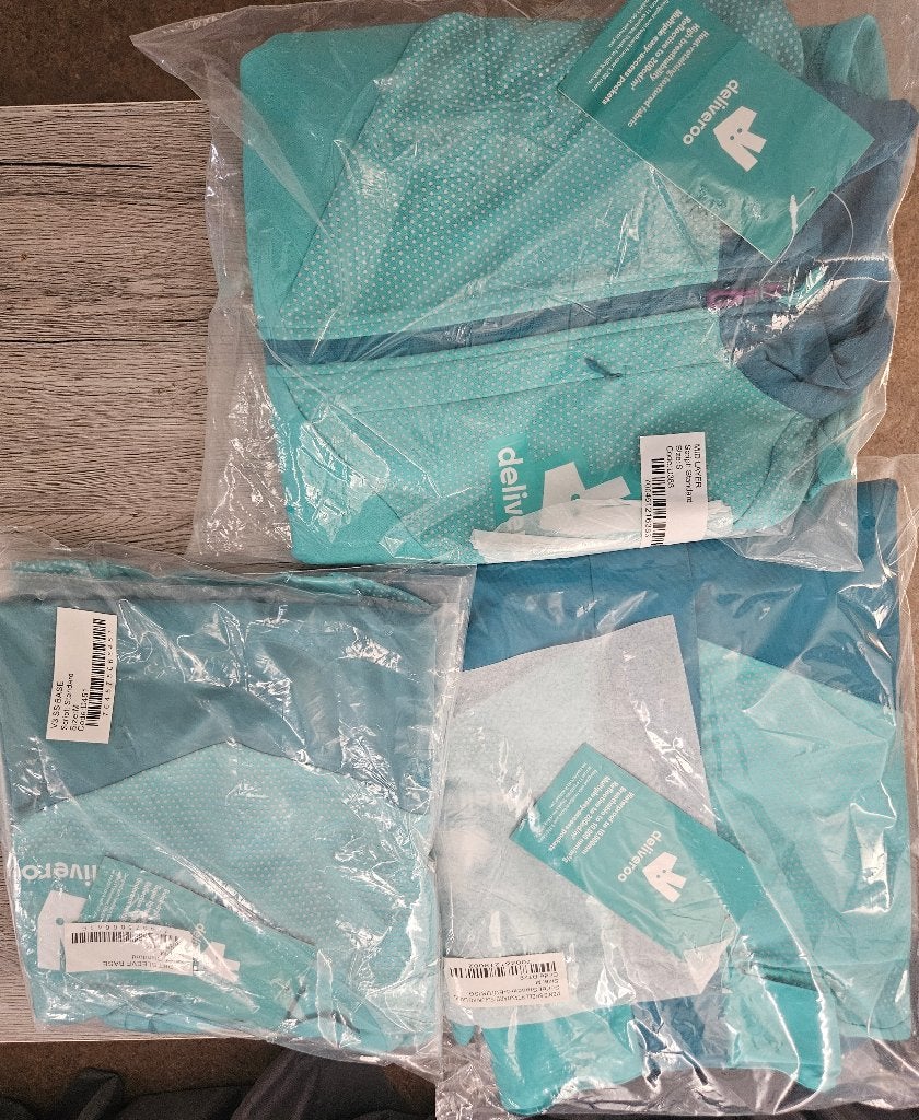 Sac equipement deliveroo, Enlèvement