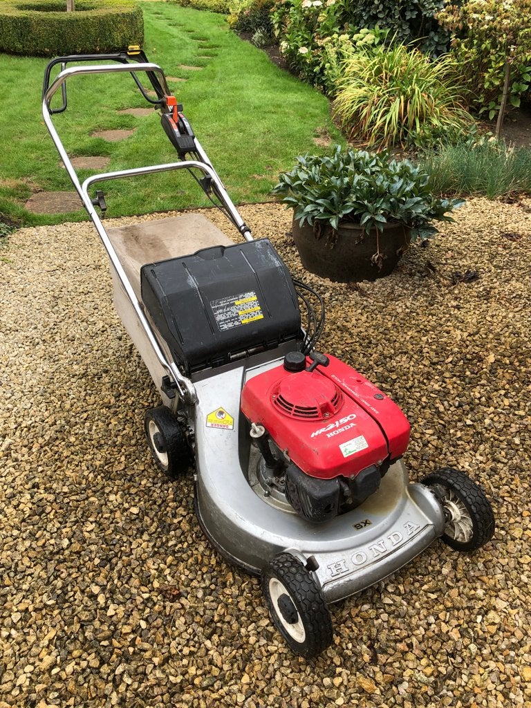 Honda grasmachine zelftrekker maaibreedte 56cm, Tuin en Terras, Ophalen, Honda, Gebruikt, Benzine-grasmaaier
