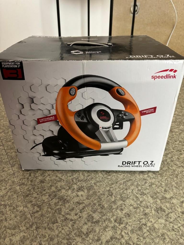 PC Speedlink Drift O.Z. Racing Wheel : comme neuf, Speedlink, Volant de course, Transmission directe, Comme neuf
