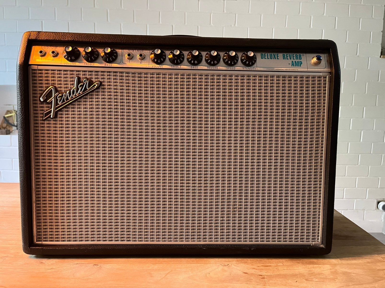 Réverbération de luxe personnalisée Fender 68, Enlèvement, Comme neuf, Moins de 50 watts