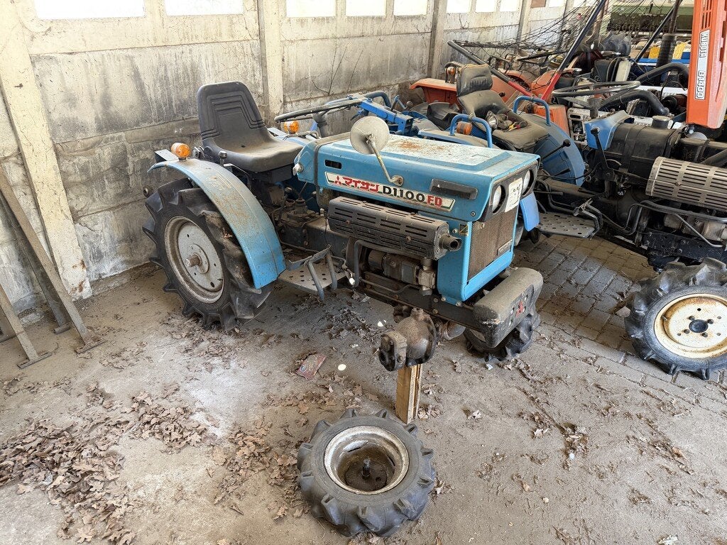 Mitsubishi D1100FD 4WD diesel minitractor als opknapper, Articles professionnels, Utilisé, Autres marques