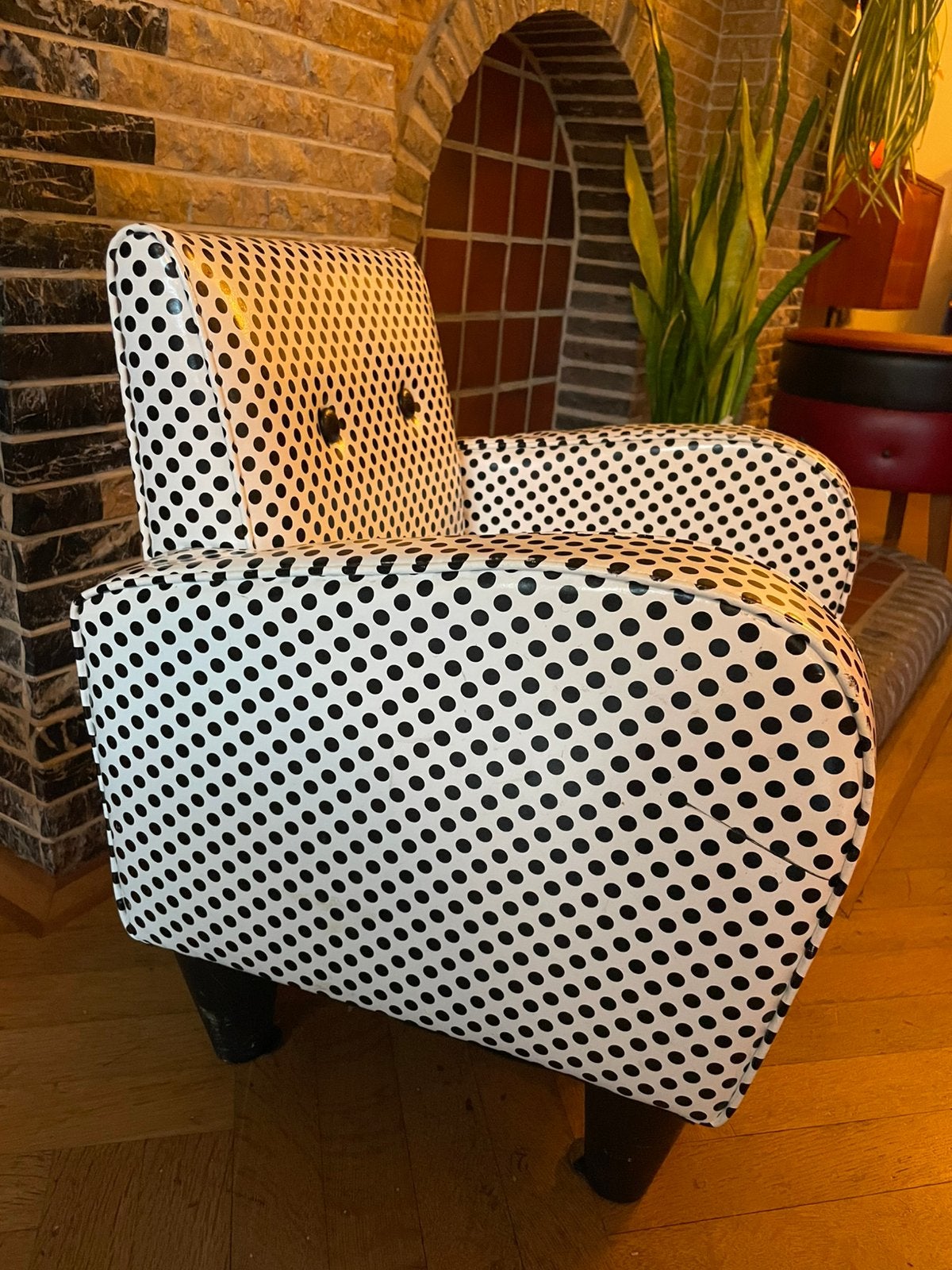 Chaise rétro pour enfants, Maison & Meubles, Moins de 75 cm, Synthétique, Enlèvement, Utilisé