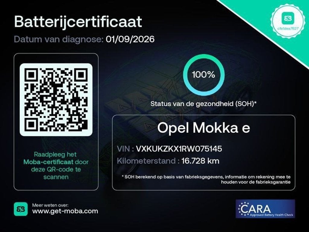 Opel Mokka-e BEV 50kWh Edition, Autos, 100 kW, Achat, Euro 6, Entreprise