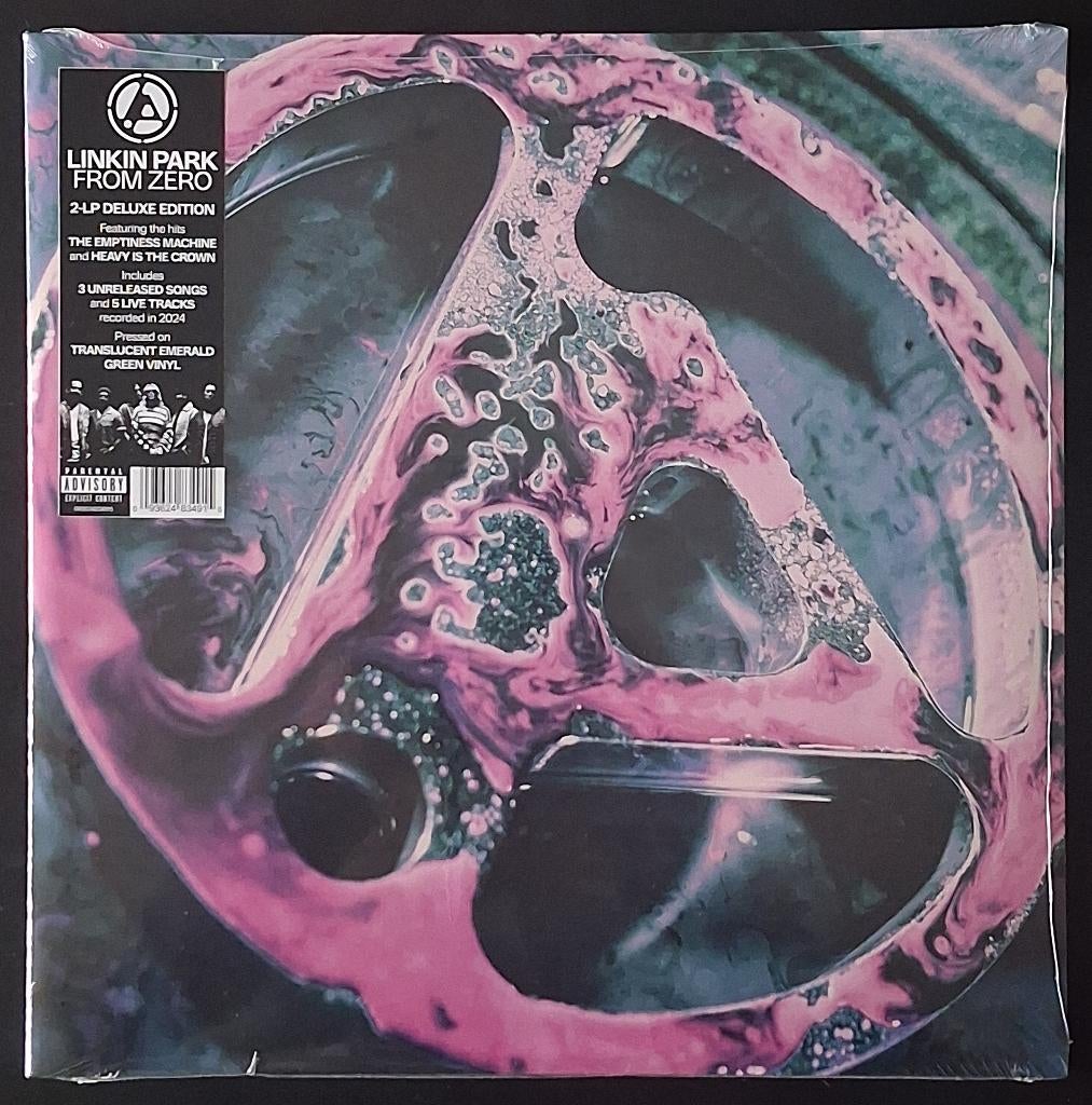 2LP Linkin Park - From Zero (Deluxe Green Translucent) New, Cd's en Dvd's, Vinyl | Rock, Nieuw in verpakking, Alternative, 2020 tot heden