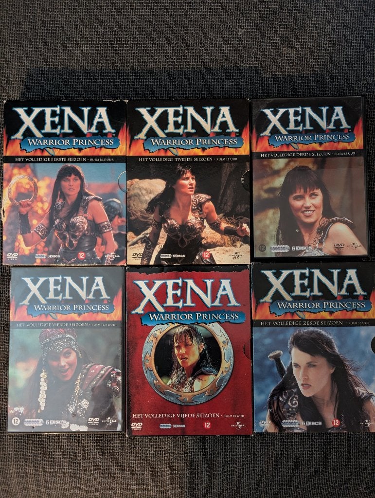 Xena the warrior princess DVD compleet, CD & DVD, Anglais, Néerlandais, Utilisé, Matériel bonus