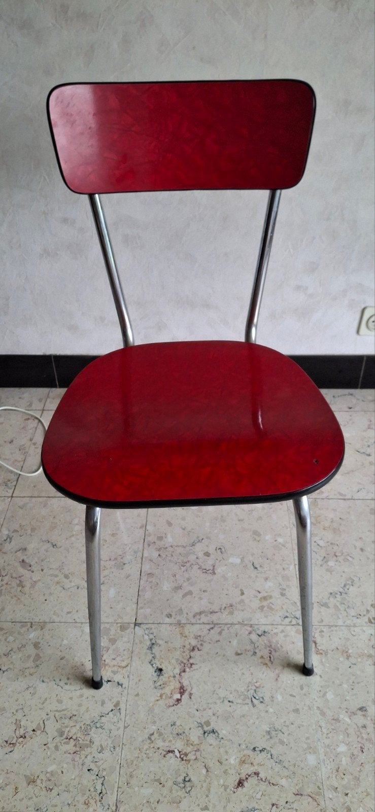 retro vinrage tafel en stoelen, Enlèvement