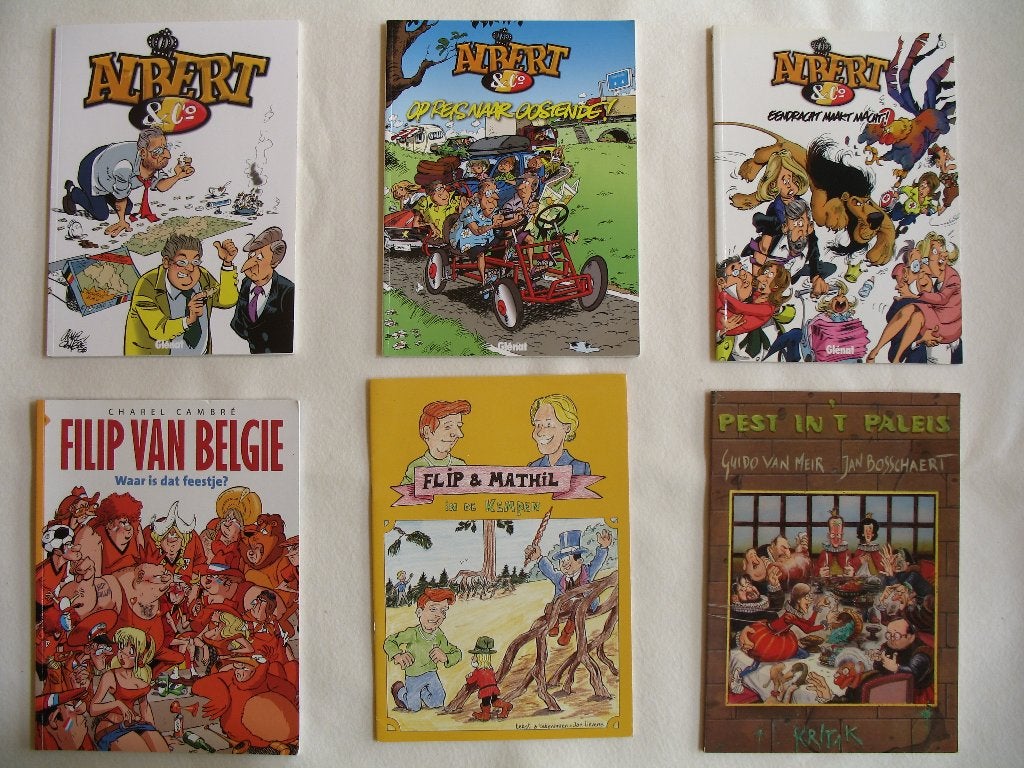 Albert & Co & Flip & Mathil, met dedicace, , e.a, Plusieurs BD, Enlèvement ou Envoi, Comme neuf