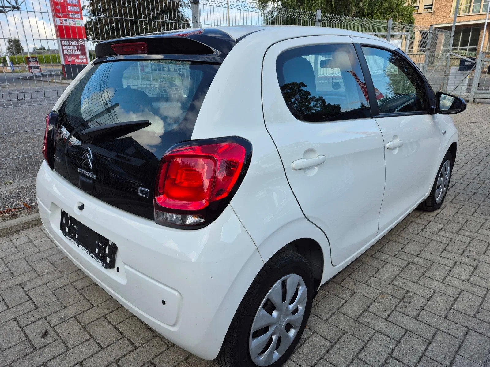 Citroën C1 (bj 2018), Auto's, Stof, Gebruikt, Zwart, Wit
