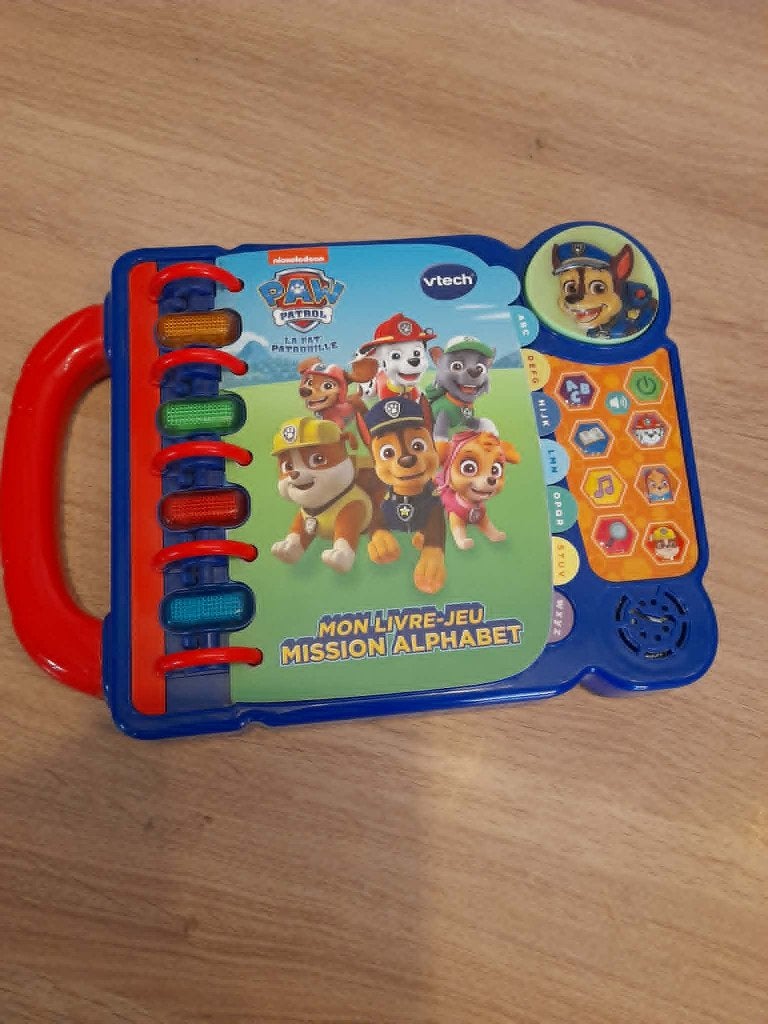 VTech Pat' Patrouille Mon Livre-Jeu Mission Alphabet, Enfants & Bébés, Enlèvement, Comme neuf