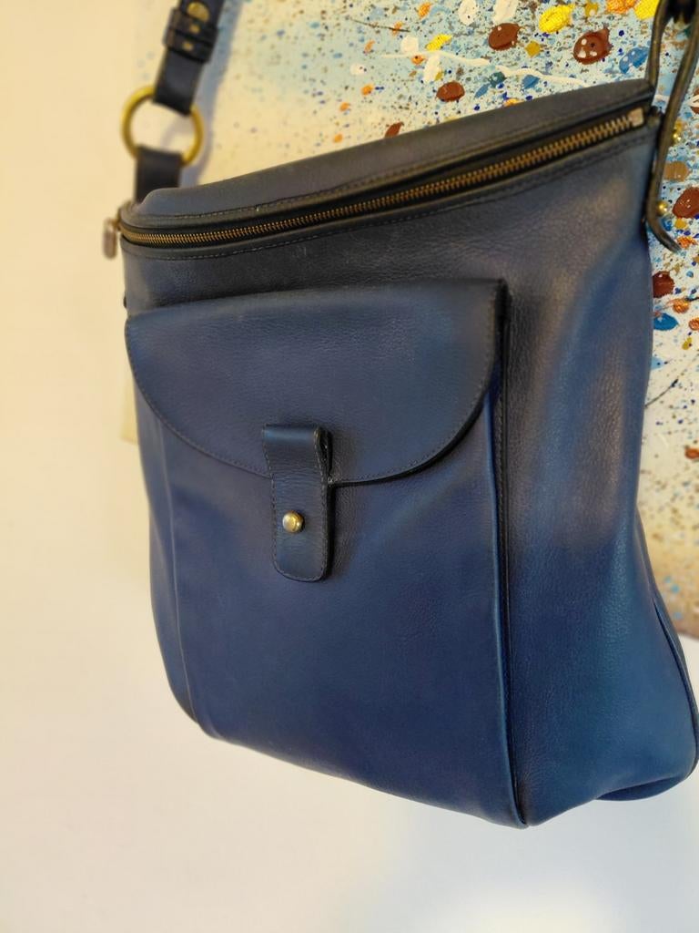 DELVAUX FLOU MIDDENBLAUW