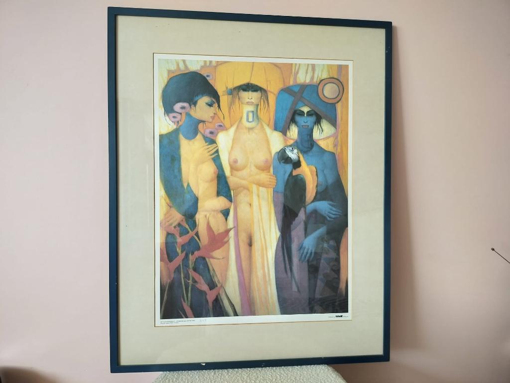 Litho “Hommage aan Mister Ting” van Jef Vantuerenhout, Enlèvement