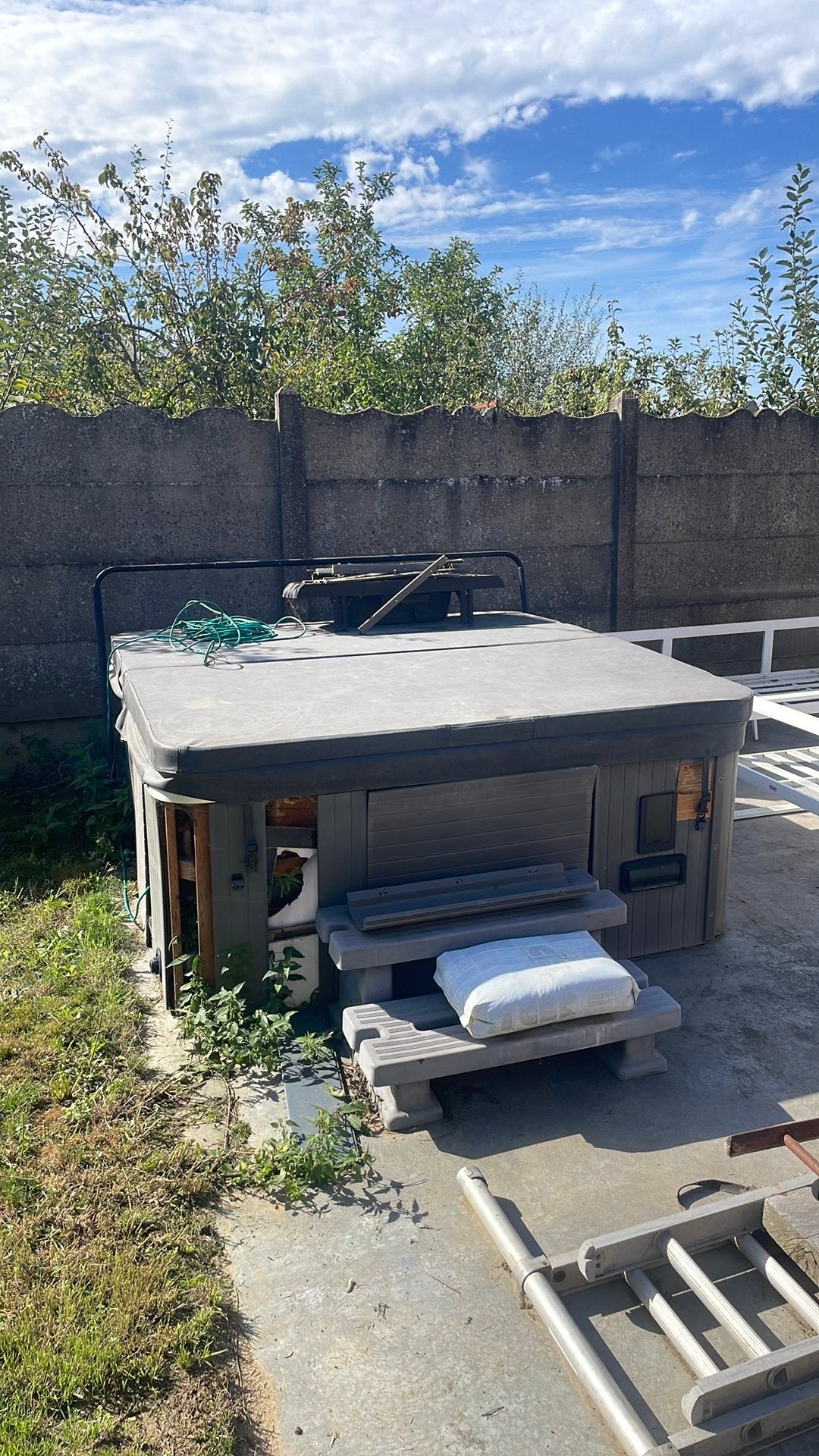 Jacuzzi projectje, Tuin en Terras, Ophalen, Zo goed als nieuw