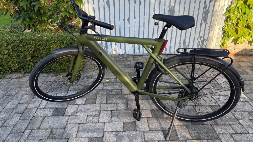 E-bike: Tenways CGO009 olive green met Smart Connect GPS, Autres marques, Comme neuf, Enlèvement, 61 à 65 cm
