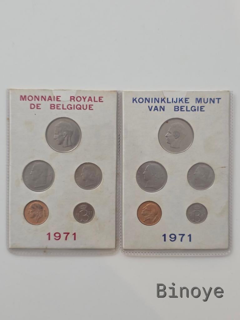 Belgique FDC 1971 – Série Belgique/België – Set officiel, Timbres & Monnaies, Monnaies | Belgique, Enlèvement ou Envoi, Série