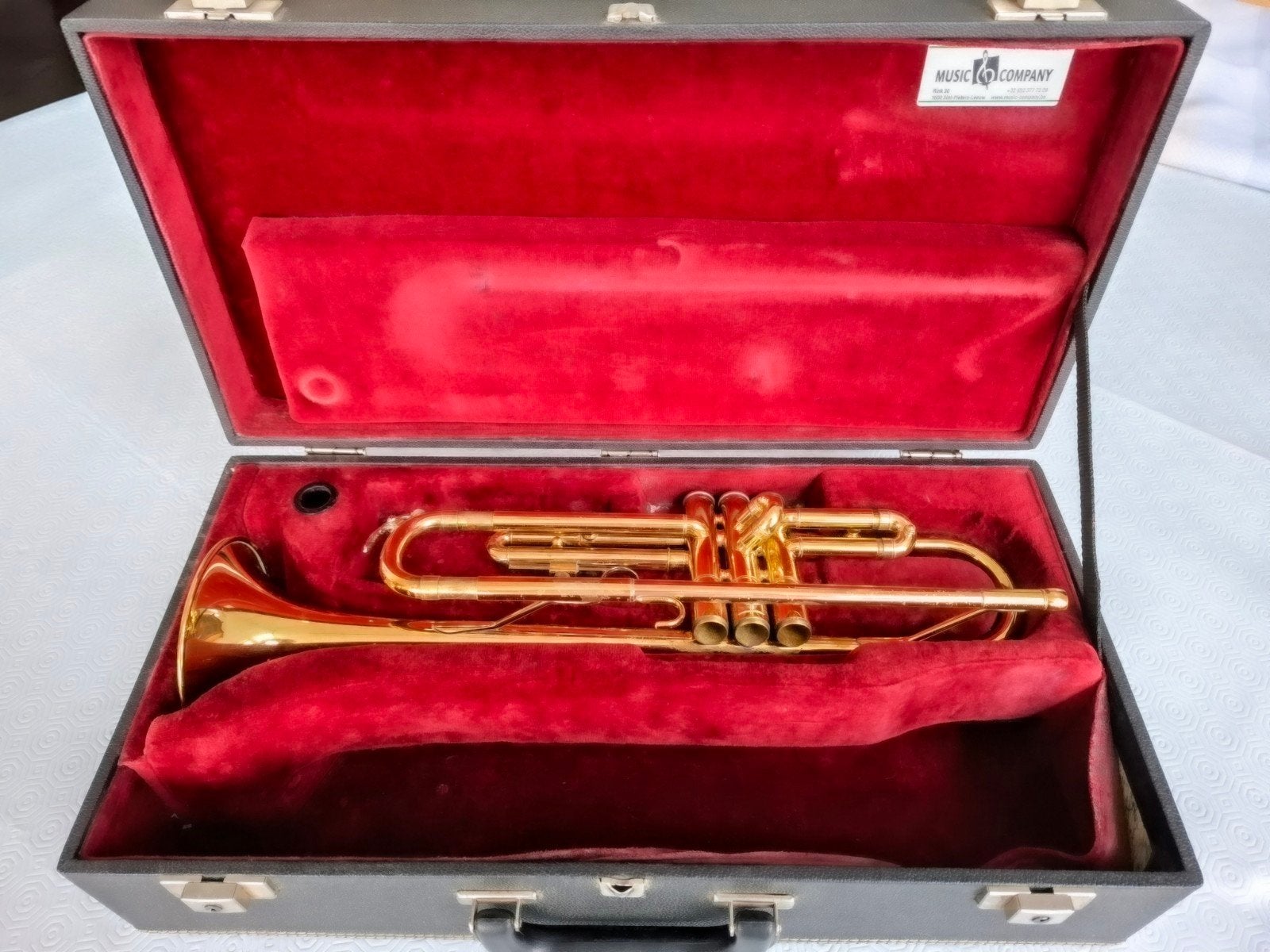 Trompette Yamaha si bemol, Enlèvement ou Envoi, Utilisé, Trompette en si bémol, Avec valise