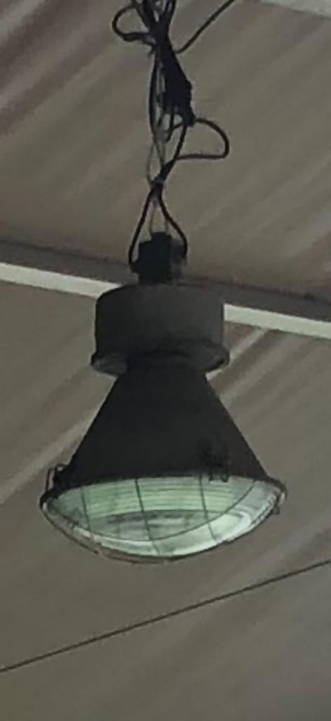 Industriële lusters, Huis en Inrichting, Lampen | Hanglampen, Ophalen, Zo goed als nieuw