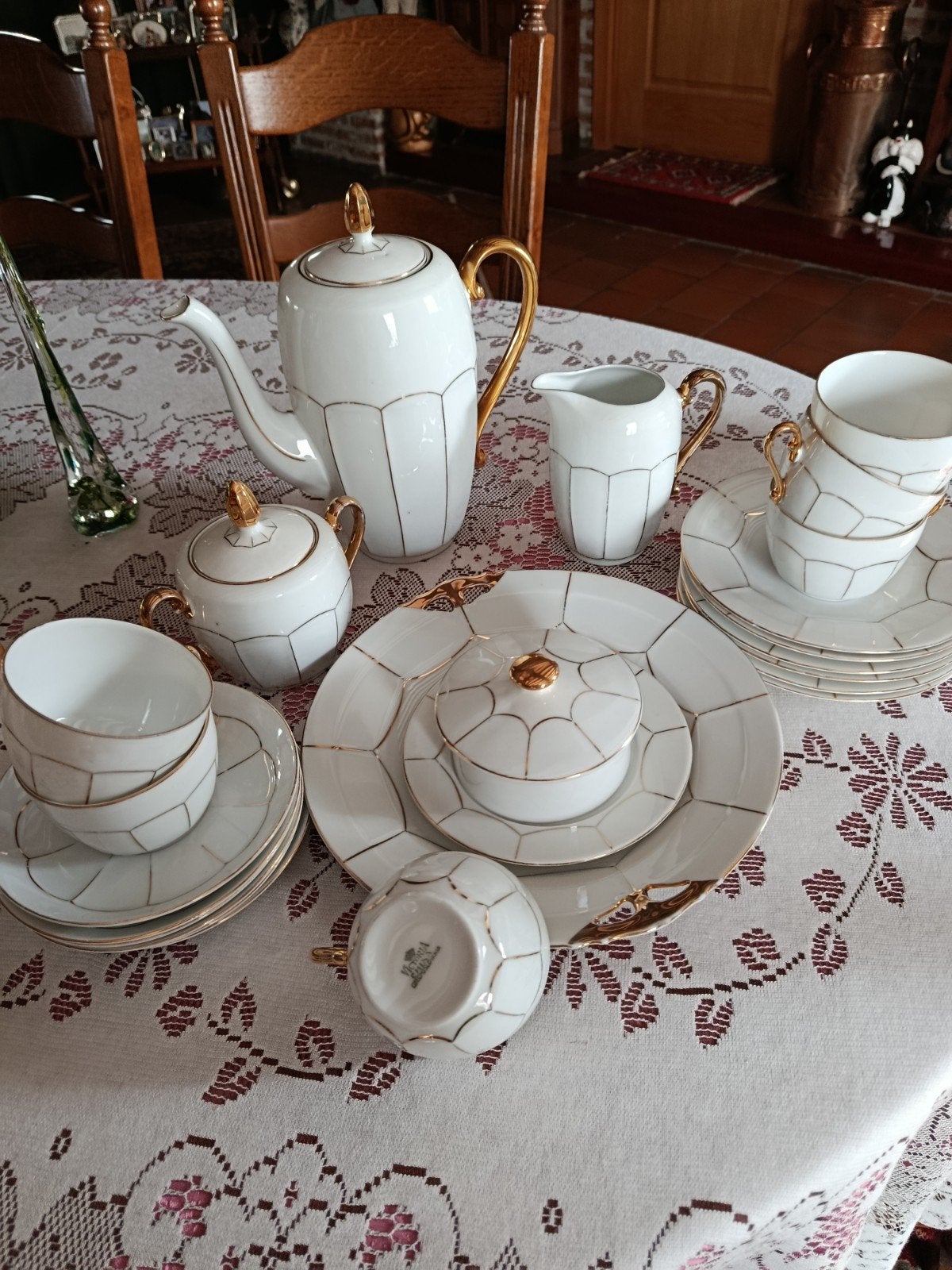 koffieservies, Ophalen