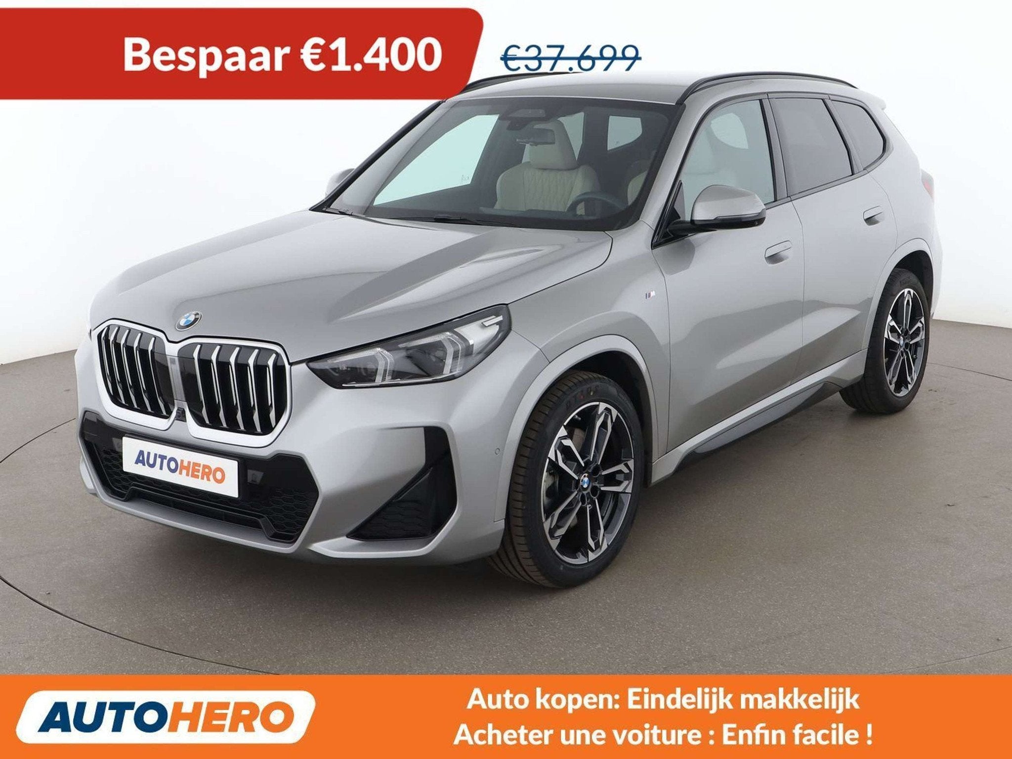 BMW X1 xDrive 23d Mild-Hybrid M Sport (automatique), Argent ou Gris, Euro 6, https://public.car-pass.be/vhr/023ad9cf-4ec3-41a6-bd83-0918da2c03c1