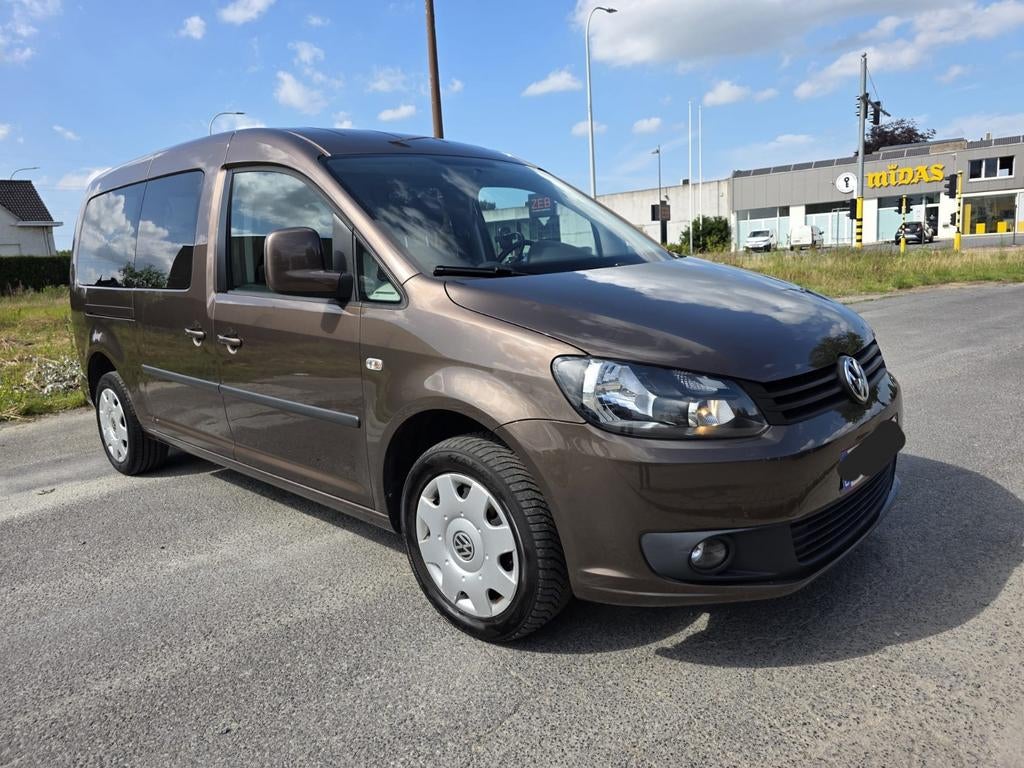 Volkswagen Caddy Maxi 1.6tdi Automatigue 7 zitplaatsen, Auto's, Automaat, Euro 5, Stof, 4 cilinders
