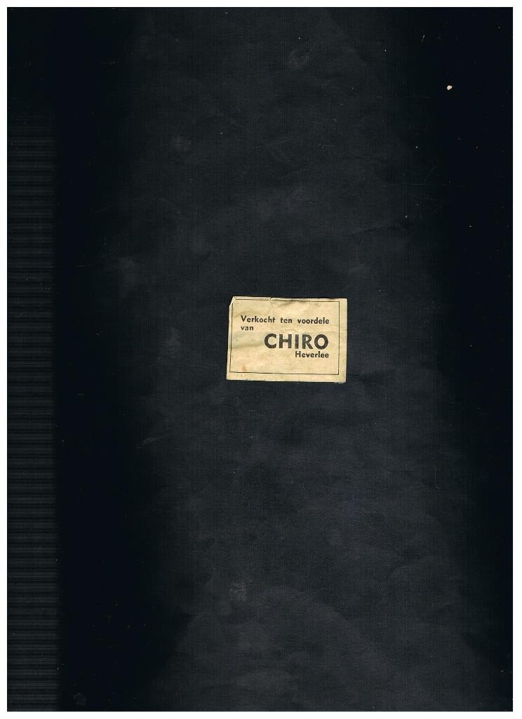 HEVERLEE OUD ETIKET CHIRO, Verzenden, Gebruikt, Luciferdoosjes of -merken