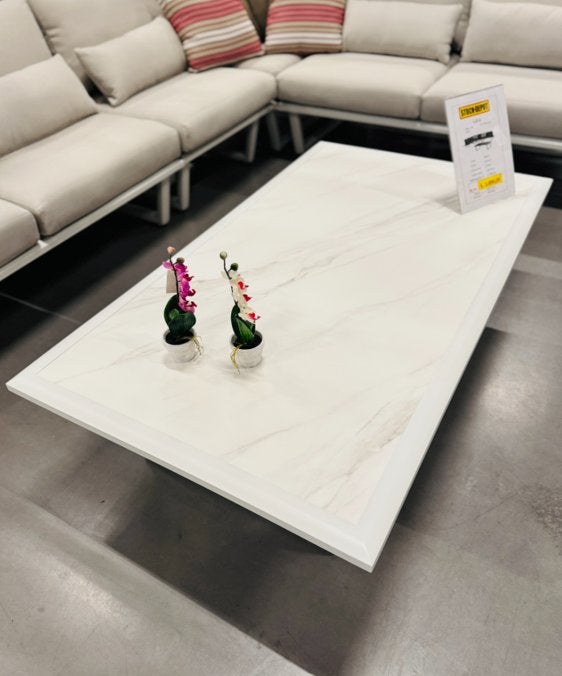 Table de lounge de jardin Gescova 80x140 cm, Enlèvement, Neuf