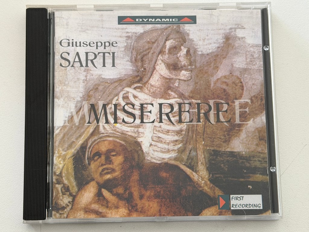 Giuseppe Sarti - Miserere in F Minor, Enlèvement ou Envoi, Utilisé