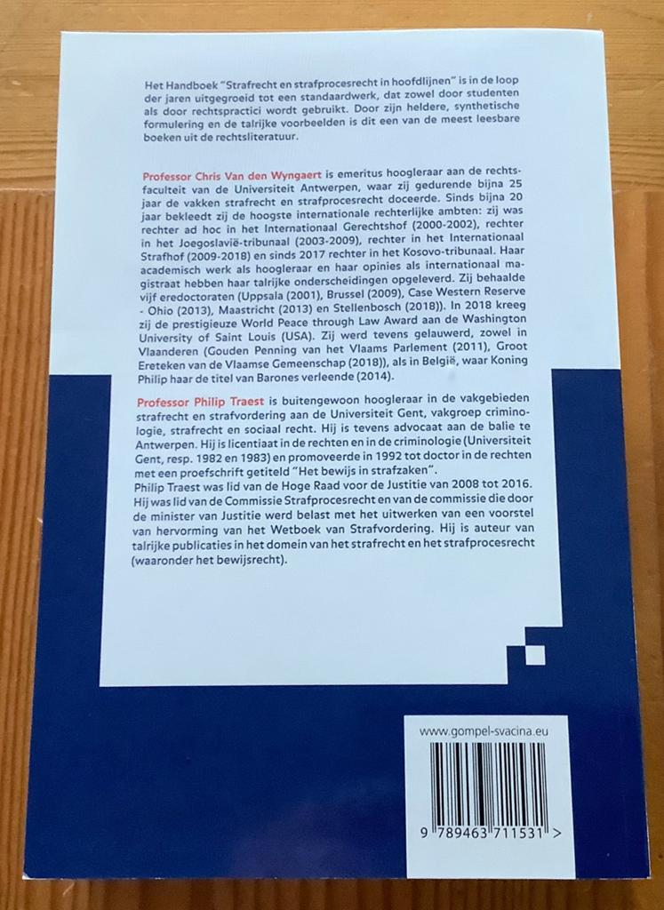Strafrecht en strafprocesrecht in hoofdlijnen. Deel 2: Straf, Enlèvement ou Envoi, Philip Traest Van den Wyngaert