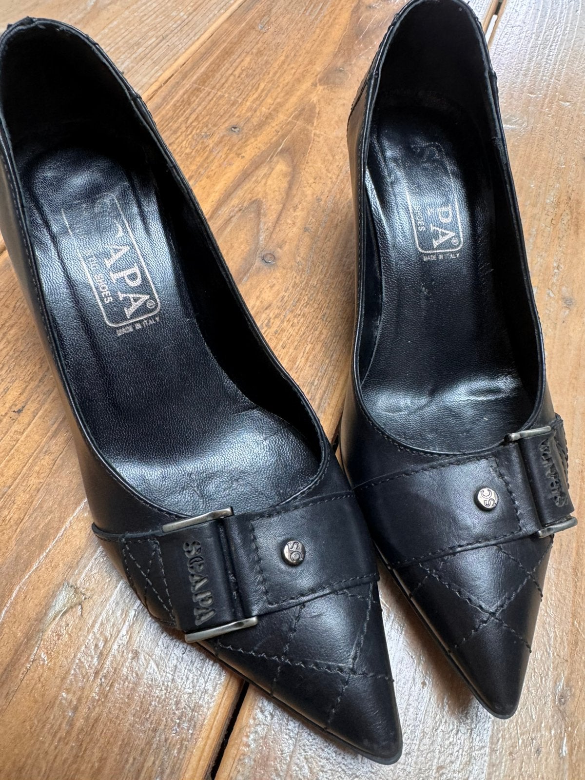 Pumps Scapa maat 35 leder, Vêtements | Femmes, Chaussures, Escarpins, Comme neuf, Enlèvement, Noir