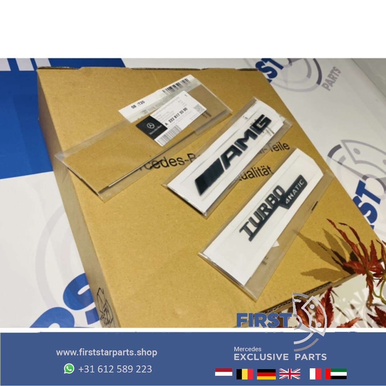 W117 C117 CLA 45 AMG LOGO SET ZWART EMBLEMEN Mercedes CLA45, Gebruikt, -, Ophalen of Verzenden, -