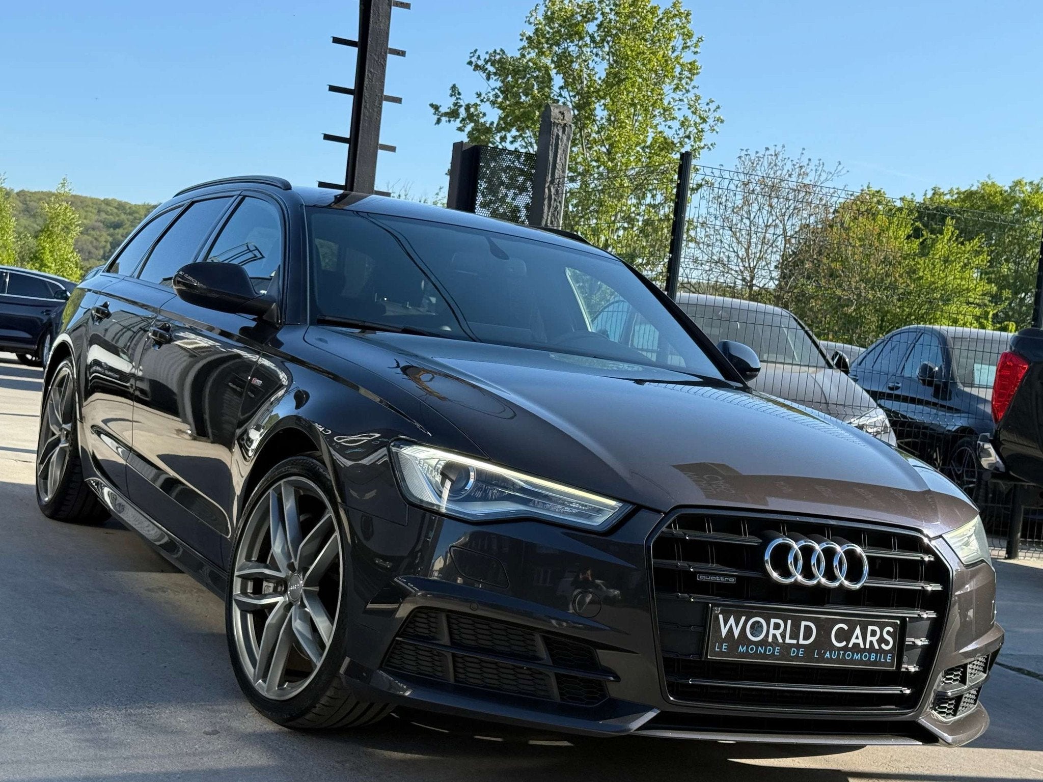 Audi A6 Avant 3.0 TDi V6 Biturbo Quattro S LINE Tiptr. - PNE, Autos, Cuir, Argent ou Gris, Euro 6, Entreprise