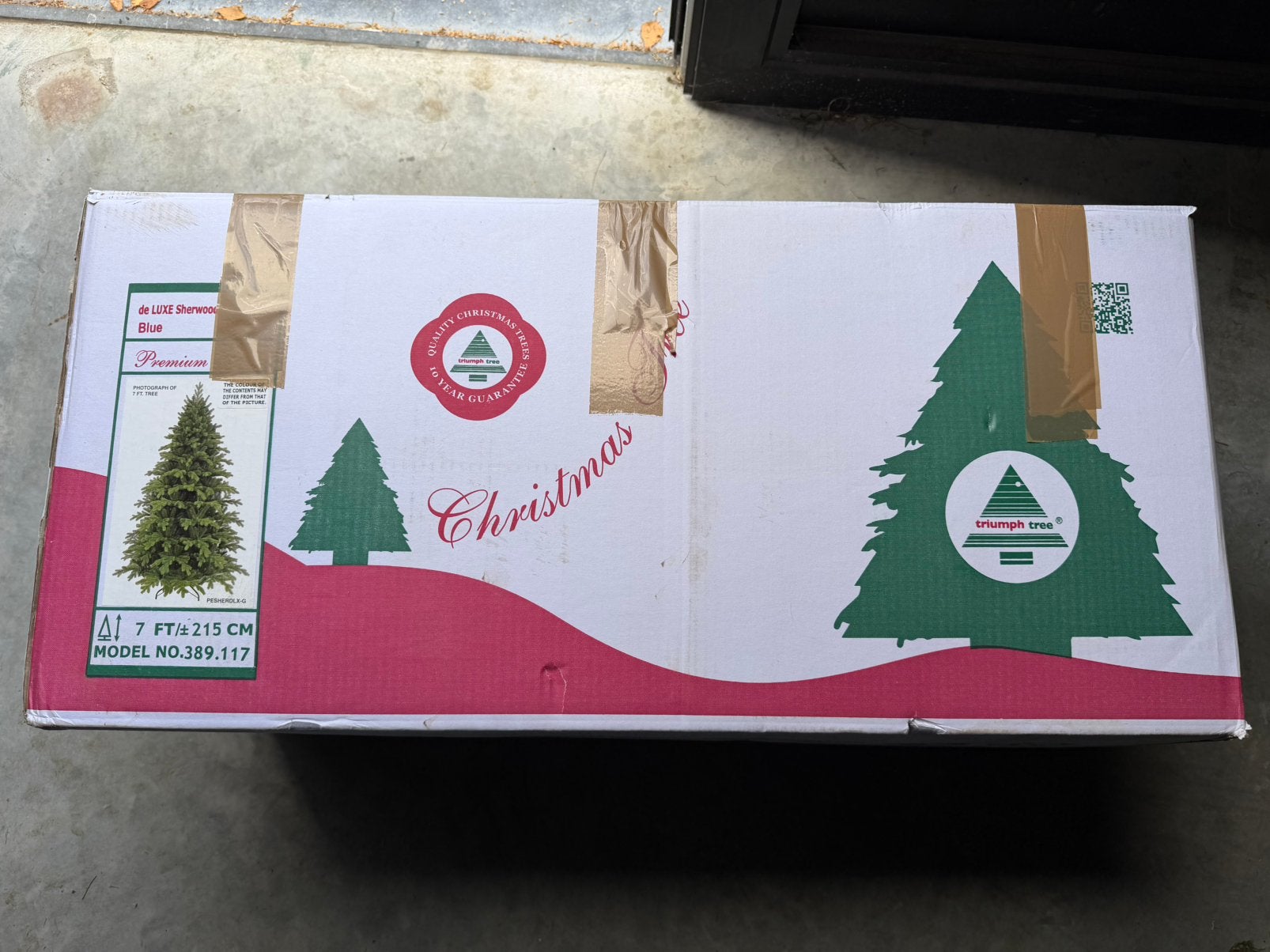 Luxe kunstkerstboom – Triumph Tree Sherwood Premium – 215 cm, Diversen, Ophalen, Zo goed als nieuw