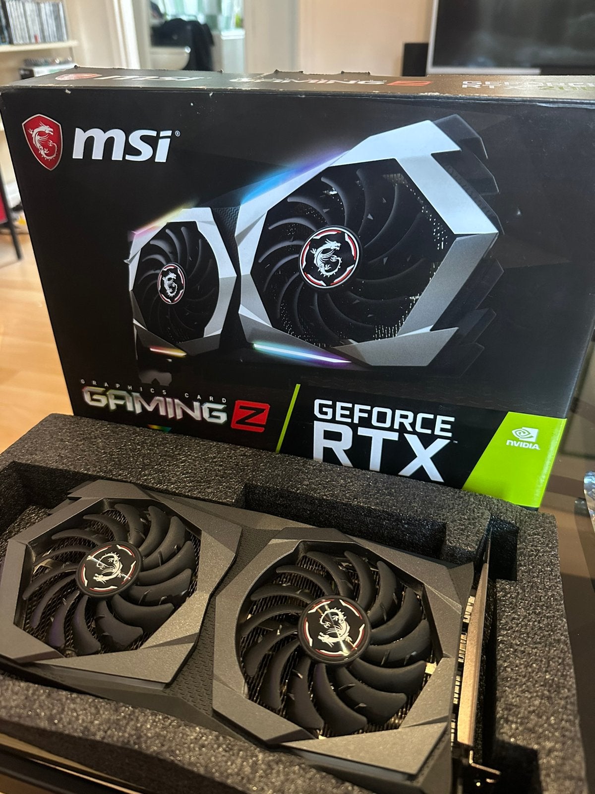 Carte Graphique RTX 2060 Gaming Z - 6Go RGB, Informatique & Logiciels, Enlèvement, Comme neuf