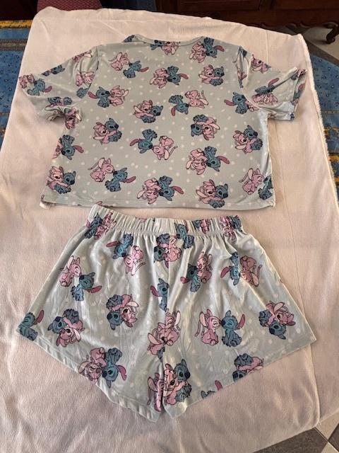 Disney pyjama court Stitch & Angel taille S / EUR 38-40, Enlèvement, Autres personnages, Comme neuf, Vêtements ou Textile