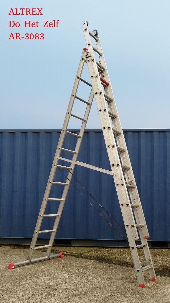 Alu Ladders Prof.1-2-3 delige, Altrex, Solide,..met Revisie, Doe-het-zelf en Bouw, Ophalen of Verzenden, Zo goed als nieuw, Ladder