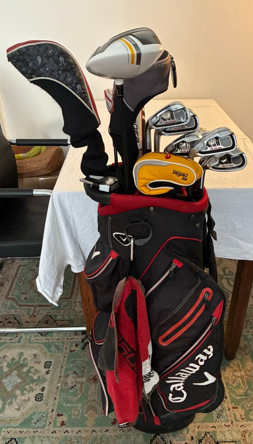 Linkshandige golfset voor mannen TAYLORMADE Tour Burner, Sport en Fitness, Ophalen, Gebruikt, Set, Overige merken