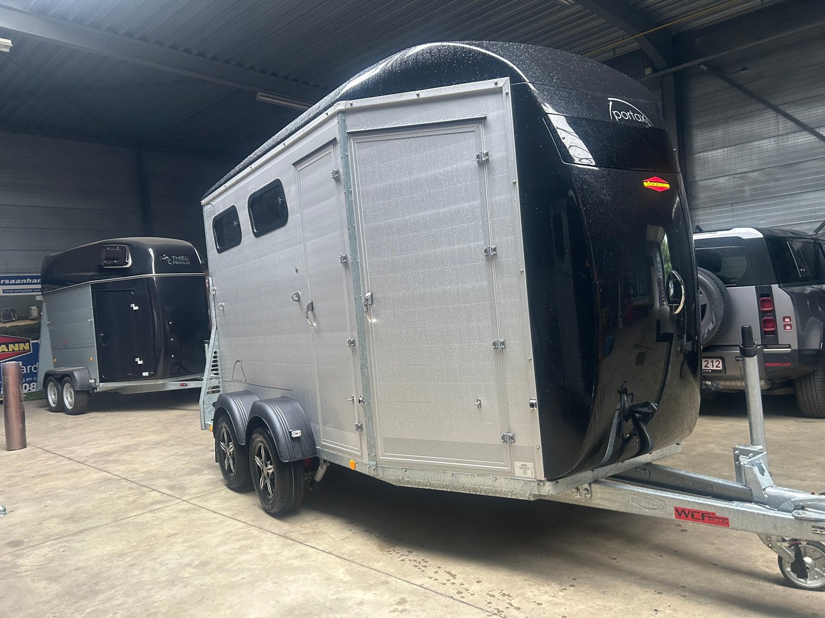 Portax LSR Bockman, Enlèvement, Comme neuf, Aluminium, Remorque 2 chevaux