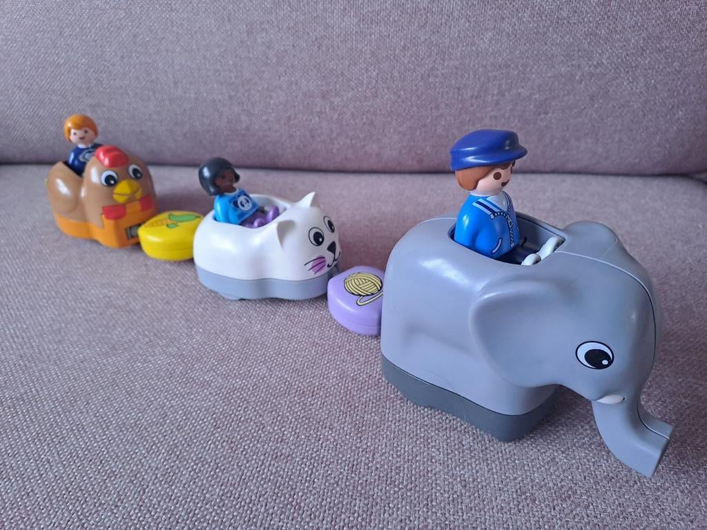 Playmobil 123 - Dierentrein, Ophalen