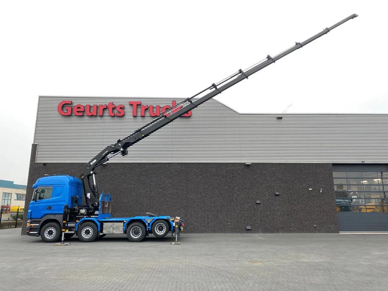 Scania R560 V8 8X2 TREKKER/BAKWAGEN + HIAB 477E-8 HIPRO KRAA, Autos, Euro 5, Achat, 560 ch, Scania