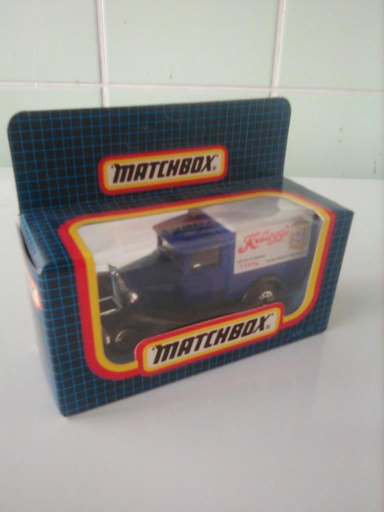 Vintage Matchbox Model A Ford AFHALING LEES BESCHRIJVING, Hobby en Vrije tijd, Modelauto's | 1:50, Ophalen, Nieuw, Auto, Matchbox