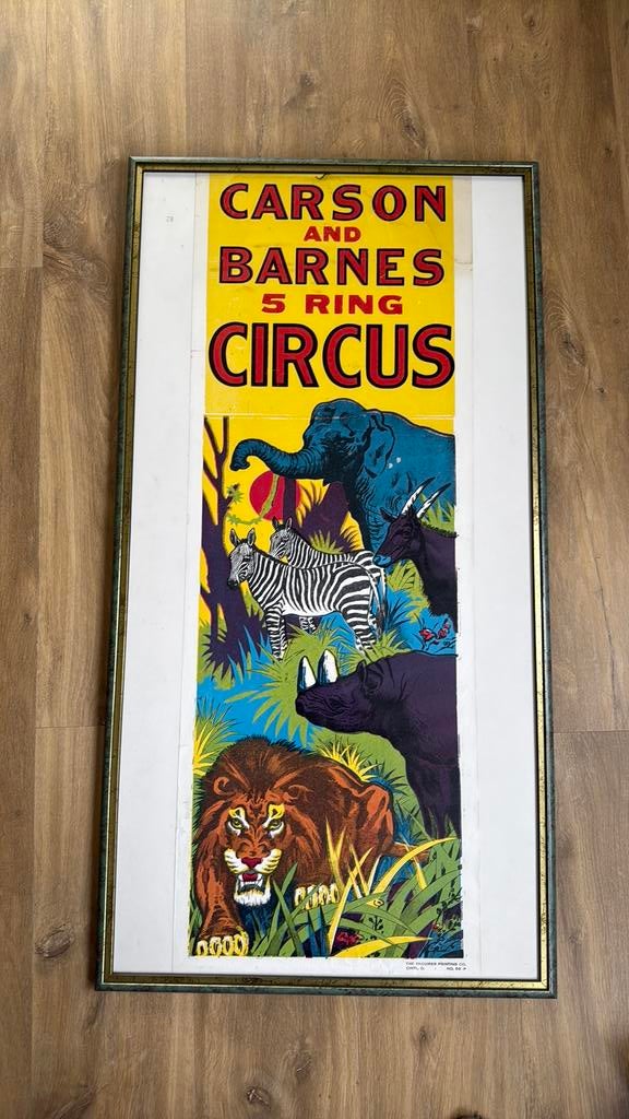 Affiche de cirque, Enlèvement
