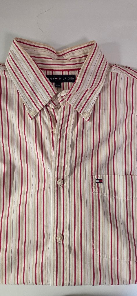 Hemd Tommy Hifiger. Large. NIEUW, Kleding | Heren, Overhemden, Overige kleuren, Nieuw, Ophalen of Verzenden, Halswijdte 41/42 (L)