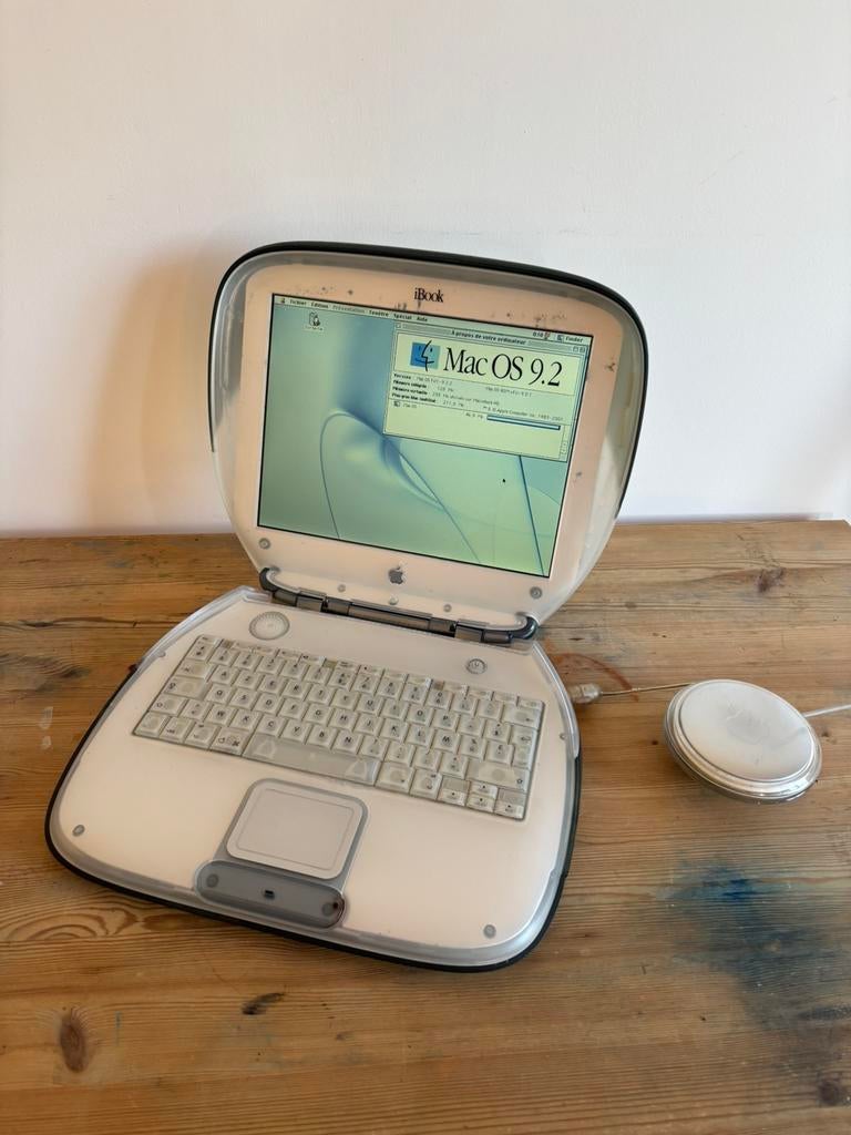 iBook G3 Palourde Graphite, Enlèvement