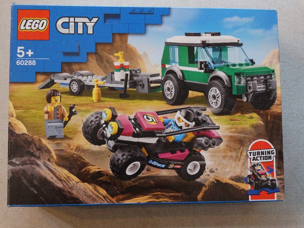 Lego City: set 60288 (Race Buggy Transporter), Compleet, City, Lego, Ophalen of Verzenden