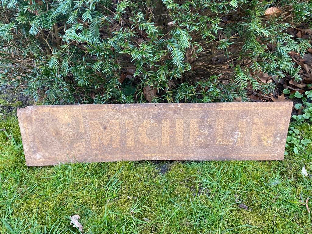 Emaille bord Michelin, Ophalen, Zo goed als nieuw