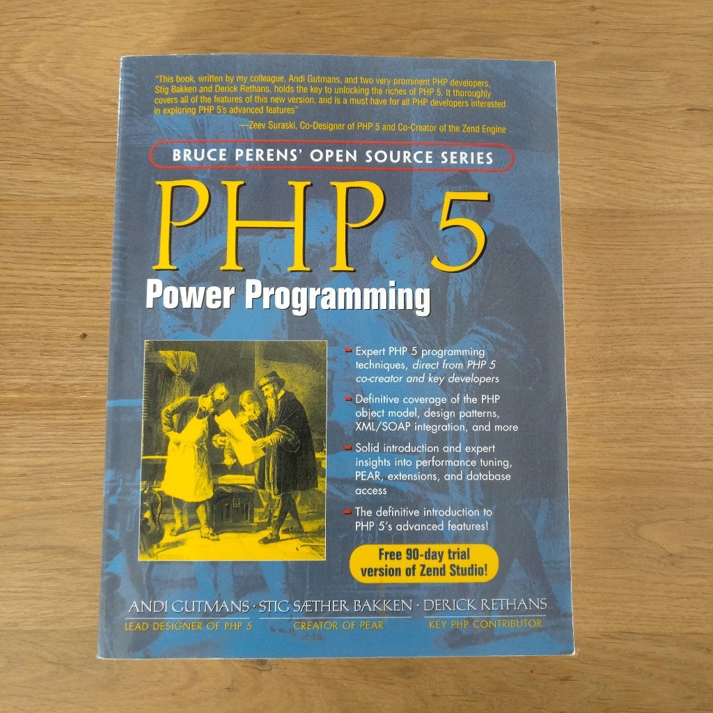 PHP 5 power programming – Boek, Livres, Informatique & Ordinateur, Enlèvement ou Envoi, Comme neuf, Logiciel