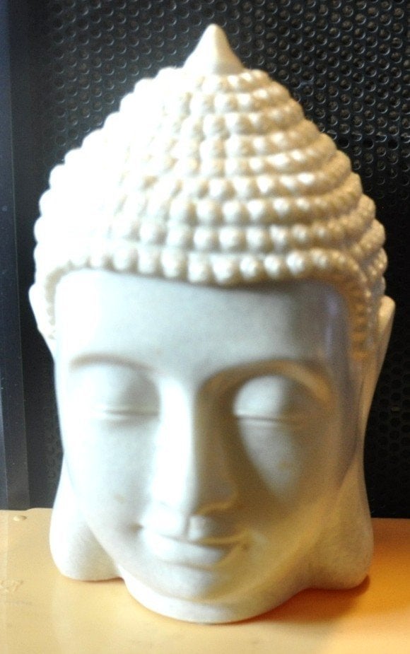 tête de bouddha en composite, Maison & Meubles, Enlèvement ou Envoi, Comme neuf